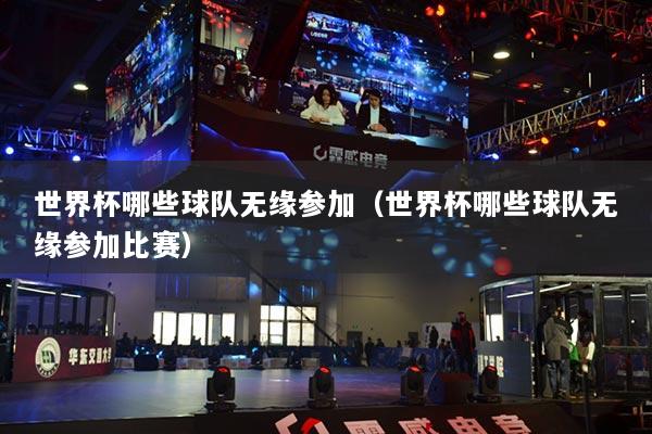 世界杯哪些球隊無緣參加（世界杯哪些球隊無緣參加比賽）