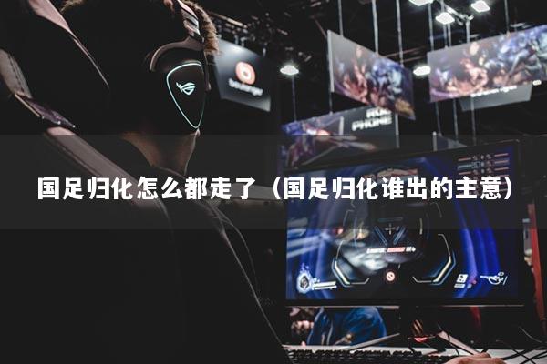 國足歸化怎么都走了（國足歸化誰出的主意）