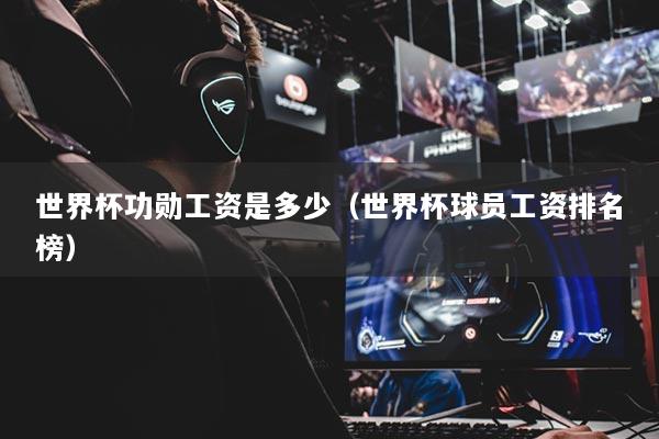 世界杯功勛工資是多少（世界杯球員工資排名榜）